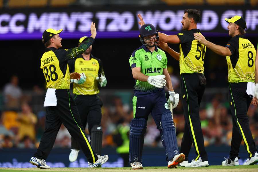 Finch helped Australia to a win over Ireland