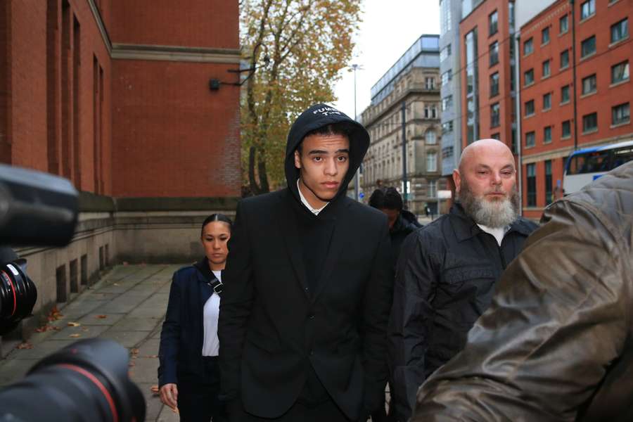 Mason Greenwood im Minshull Street Crown Court.