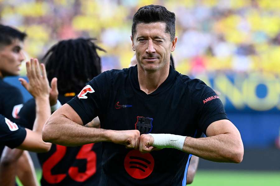 Lewandowski marcou dois golos contra o Villarreal e falhou um penálti