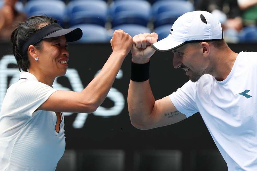 Hsieh i Zieliński podczas styczniowego Australian Open 