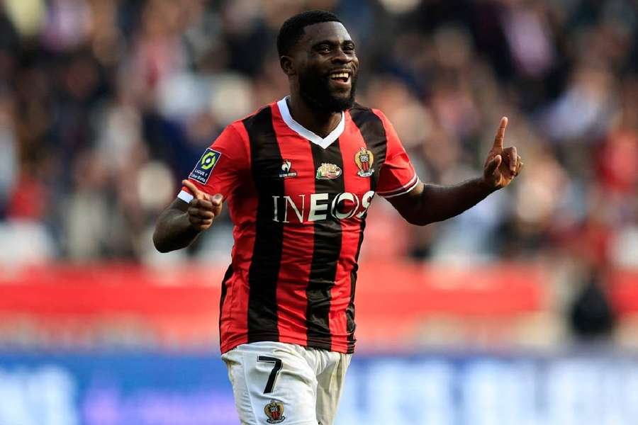 Jeremie Boga plays for Nice in Ligue 1