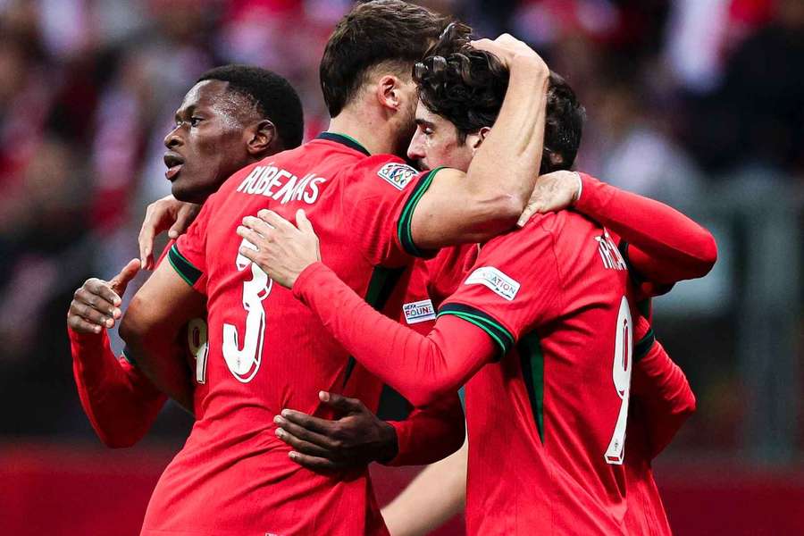 A festa de Portugal no último jogo com a Polónia