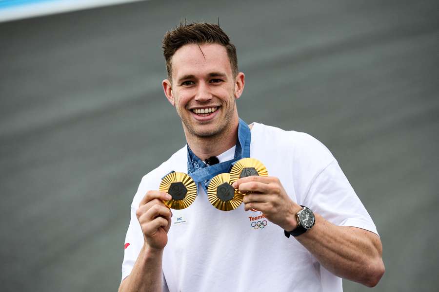 Harrie Lavreysen heeft nog een gouden medaille nodig om Arnaud Tournant te evenaren 