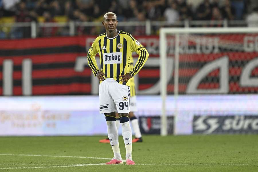 Anderson Talisca lors de Gençlerbirliği - Fenerbahçe, 1re journée de Süper Lig, le 15 août 2026 à Ankara.