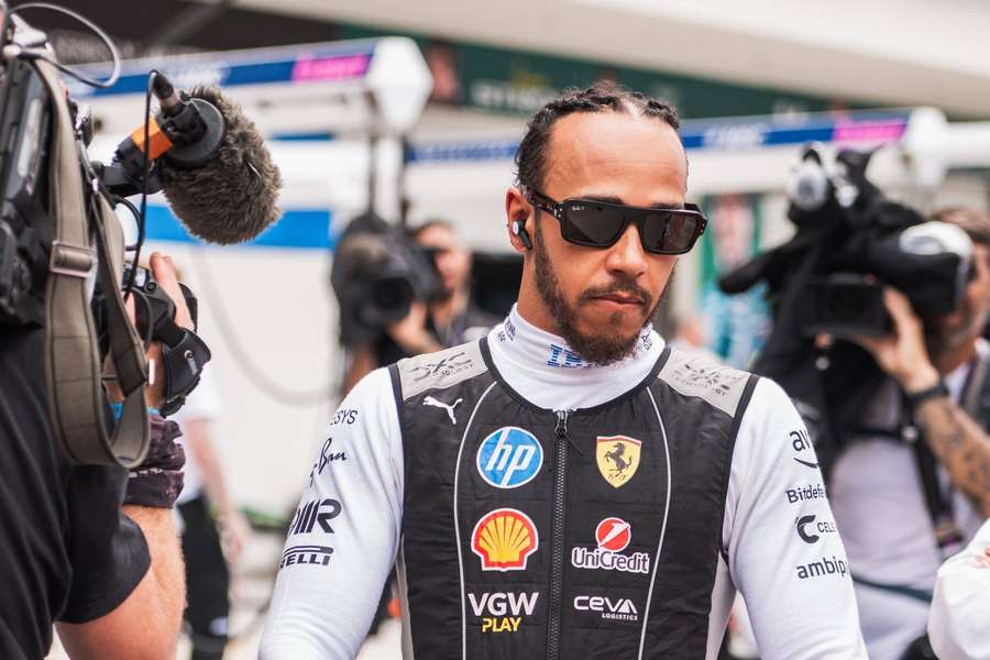 Lewis Hamilton antes do Grande Prémio de Miami