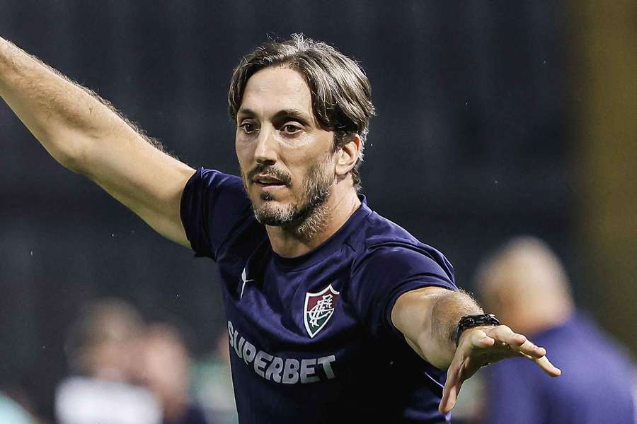 Zubeldía em Palmeiras x Fluminense