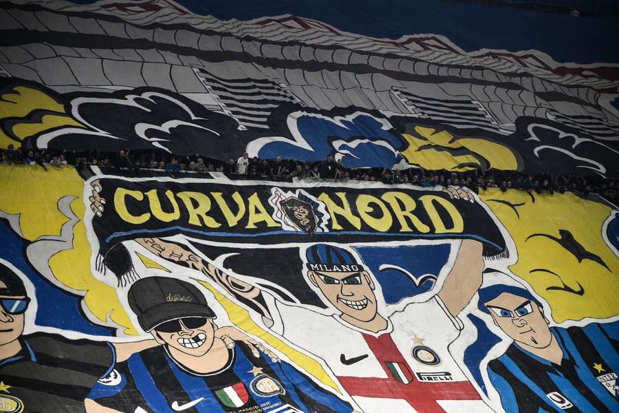 La Curva Nord dell'Inter