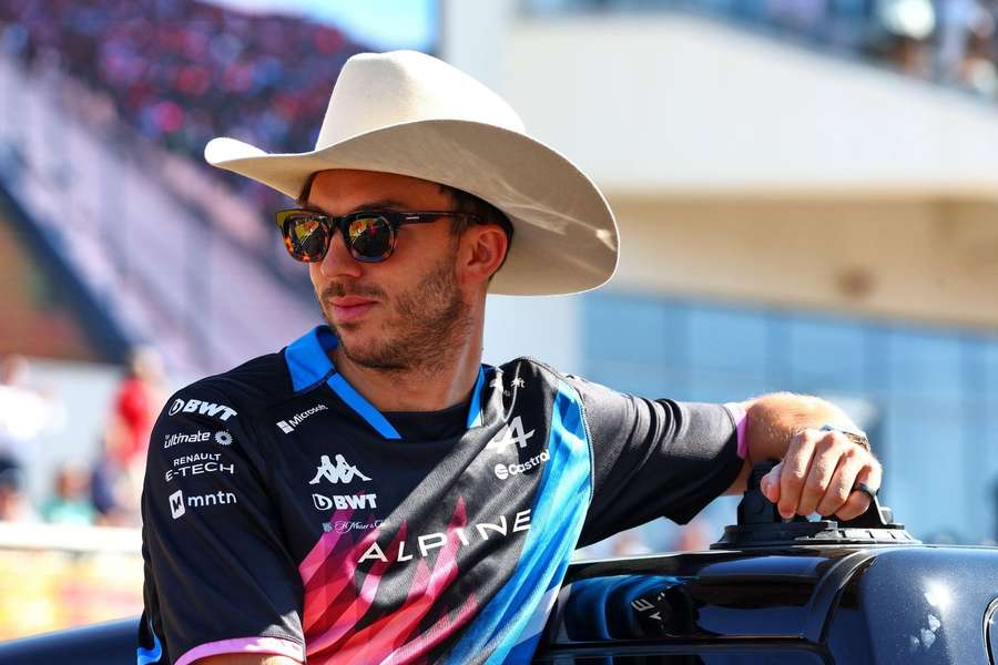 Gasly durante o Grande Prémio dos Estados Unidos