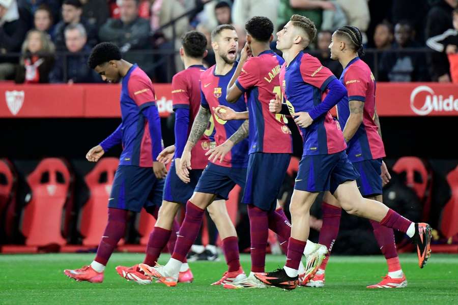 Barca are now just two points off top spot