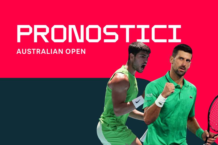 Alcaraz-Djokovic: pronostici, migliori quote e scommesse (Australian Open) Alcaraz-Djokovic: pronostici, migliori quote e scommesse (Australian Open)