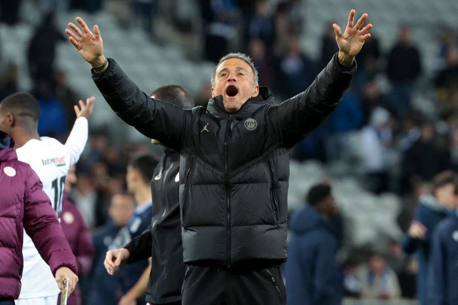 Luis Enrique y el objetivo de acabar la liga invicto