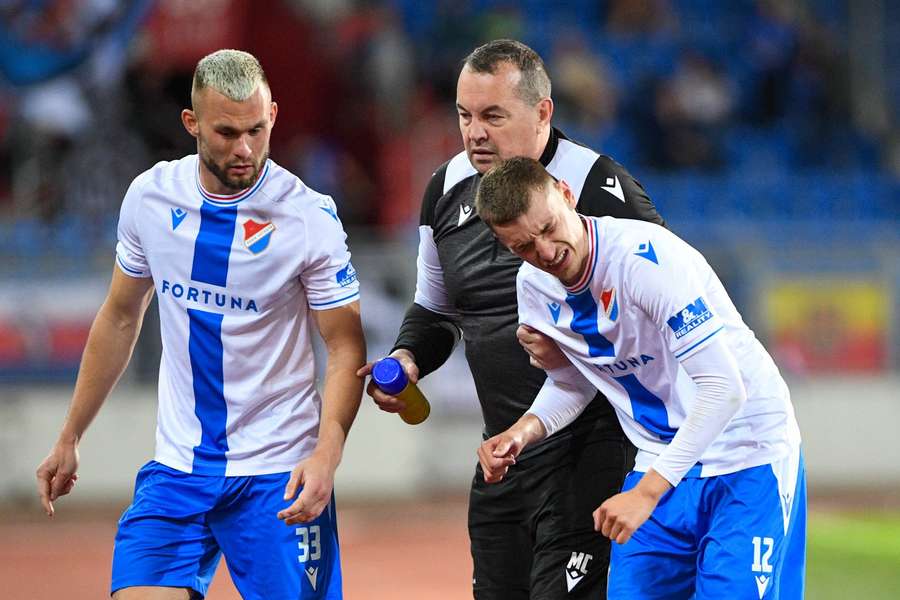 Baník se ve skupině o titul musí obejít bez zraněného Tomáše Riga.