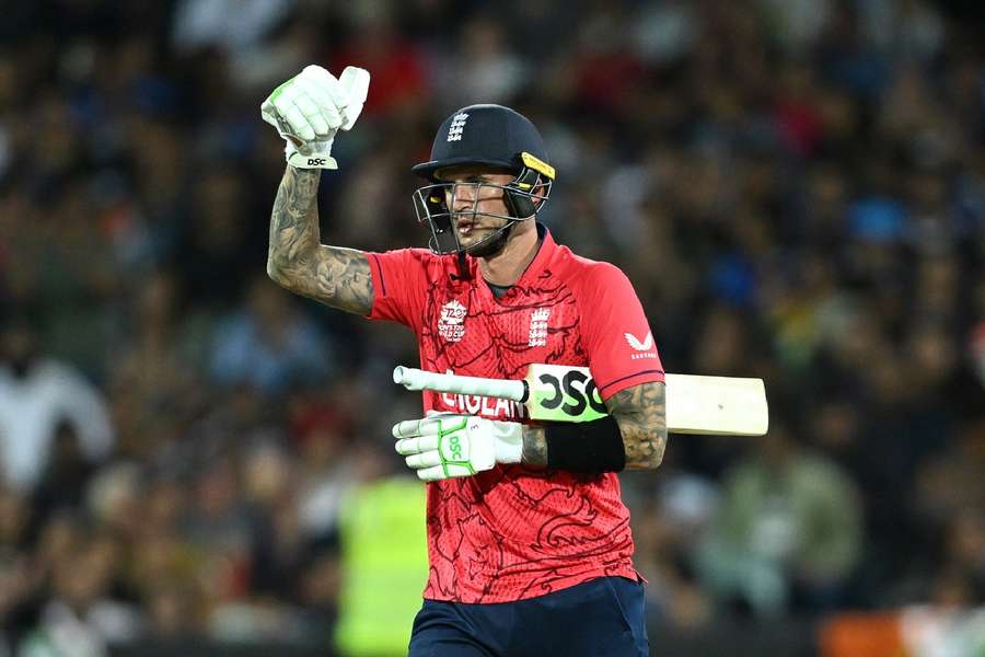 Hales opened the batting as England won the T20 World Cup in 2022