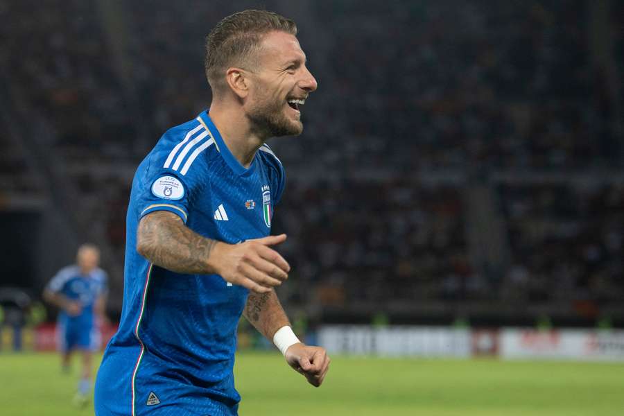 Ciro Immobile kom på tavlen for Italien mod Nordmakedonien