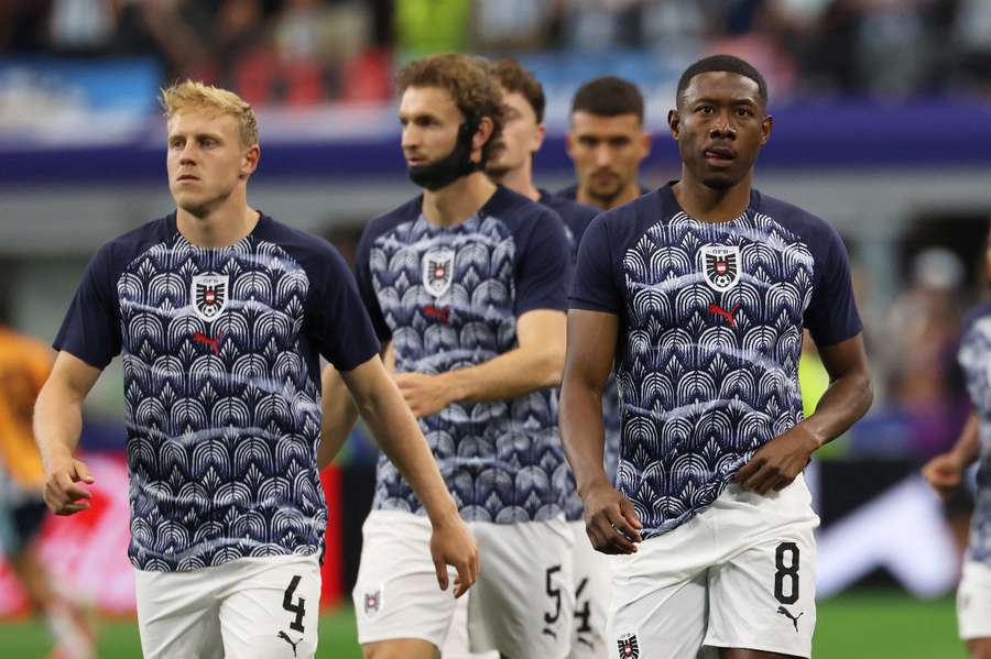 Die ÖFB-Leistungsträger Xaver Schlager (l.), Stefan Posch (M.) und David Alaba (r.)