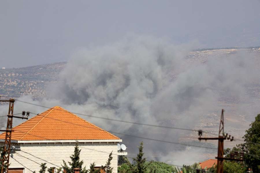 Danos causados pelo ataque aéreo de Israel