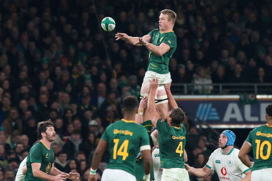 Springboks captain Pieter Steph du Toit scored in his last outing against Scotland. Springboks captain Pieter Steph du Toit scored in his last outing against Scotland.
