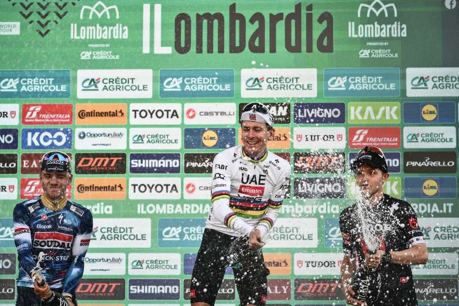 Pogacar juntou Volta à Lombardia ao Mundial e ao Europeu, em apenas duas semanas