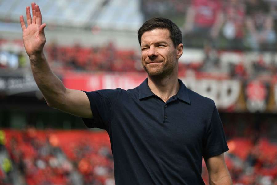 Coach Xabi Alonso zag zijn ploeg in de extra tijd van de tweede helft de winnende maken