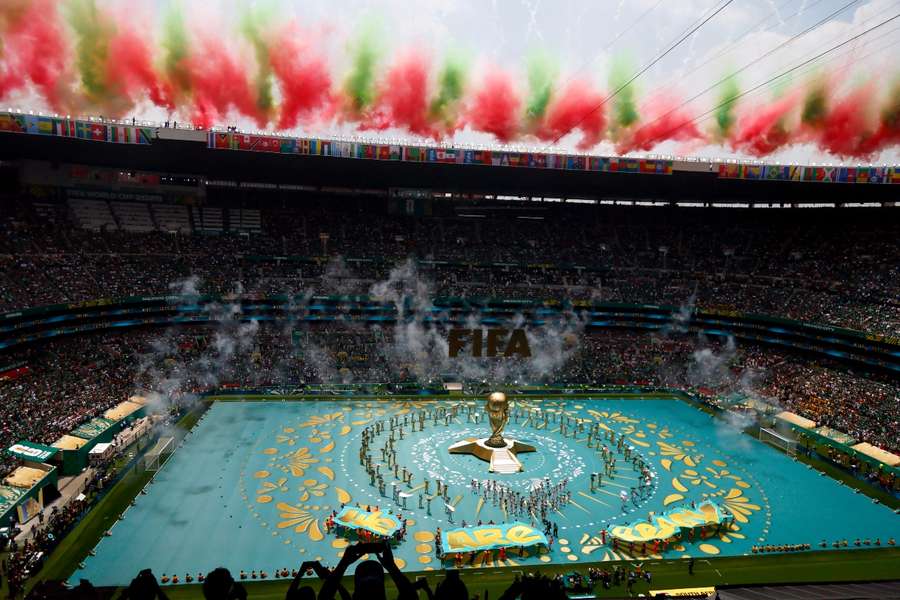Inauguracion del Mundial en el Estadio Azteca Inauguracion del Mundial en el Estadio Azteca