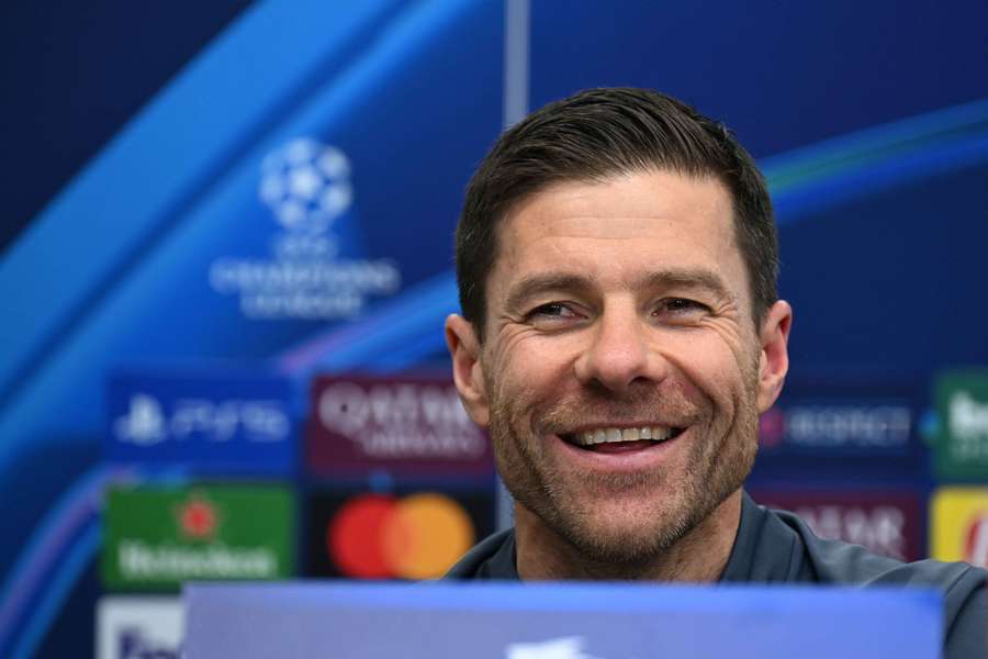 Xabi Alonso en conférence de presse ce lundi.