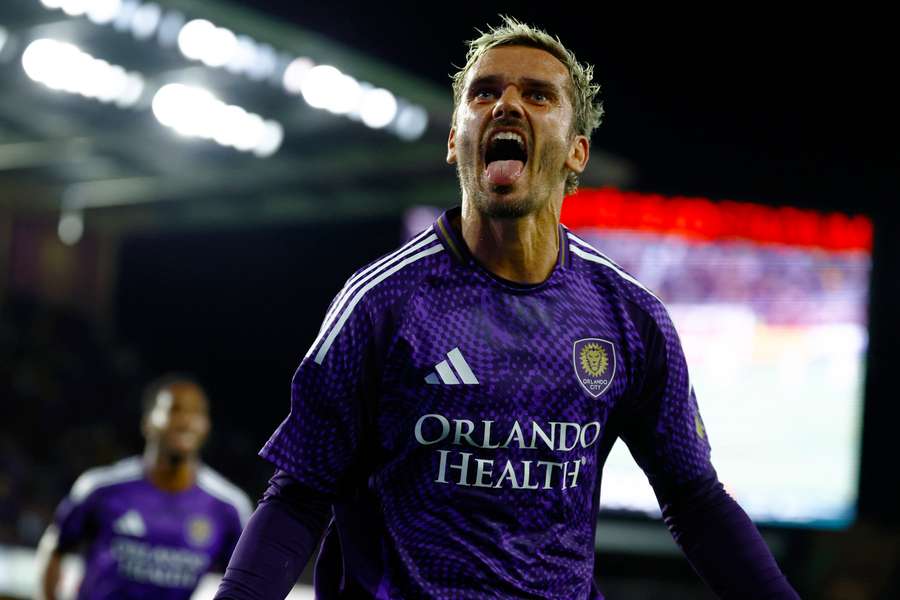 Antoine Griezmann avec Orlando City. Antoine Griezmann avec Orlando City.