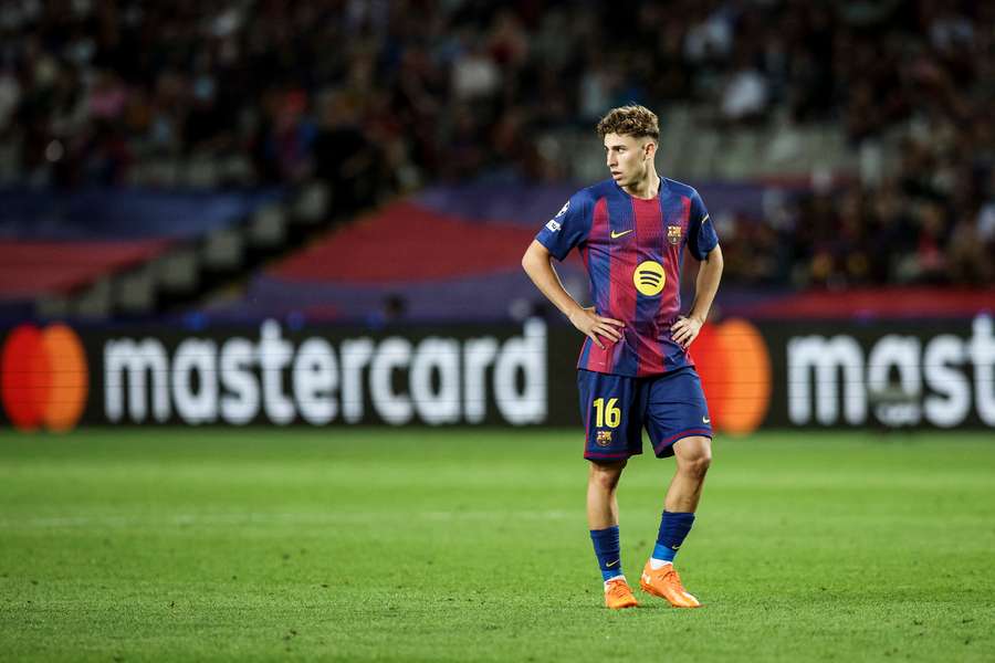 Fermín, con el Barcelona Fermín, con el Barcelona