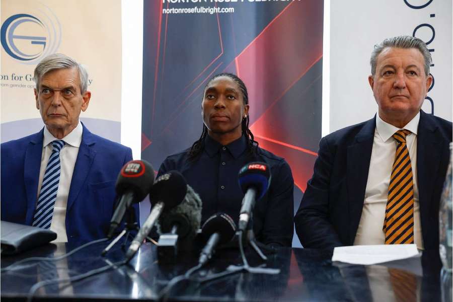 Caster Semenya en Johannesburgo el viernes.