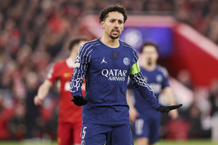 Marquinhos en Ligue des champions.
