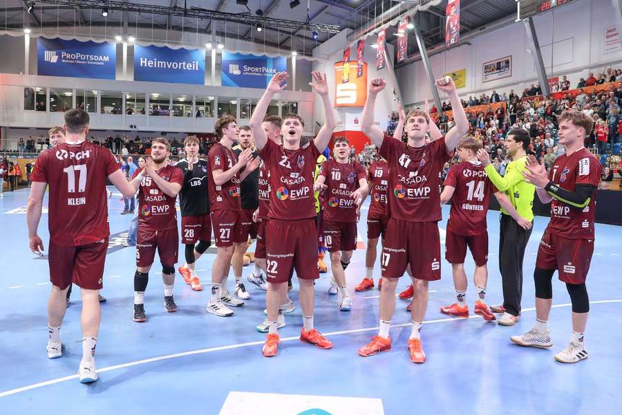 Potsdam jubelt über den ersten Sieg in der Handball-Bundesliga