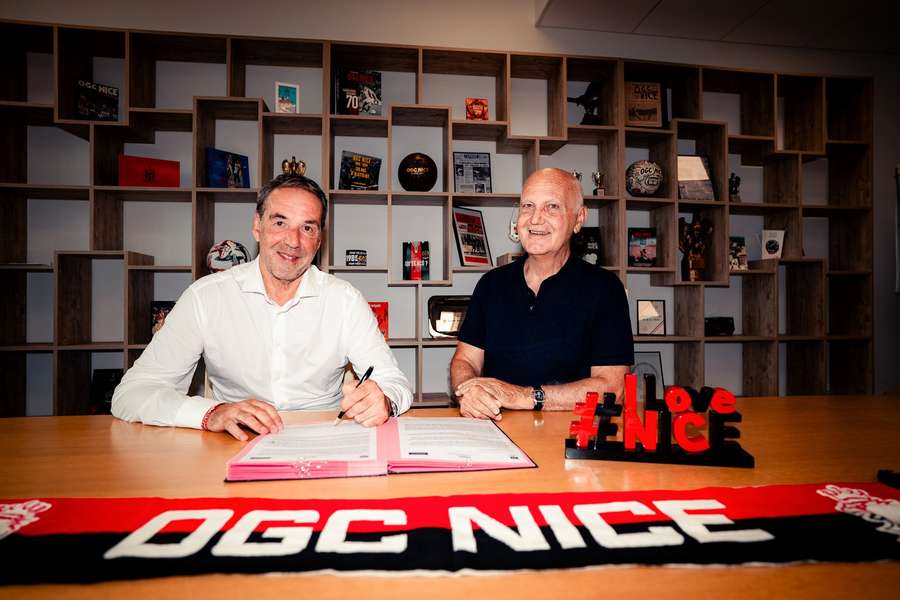 Roger Ricort et Maurice Cohen. Roger Ricort et Maurice Cohen.