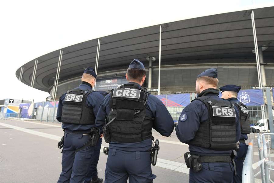 Politie bij het Stade de France