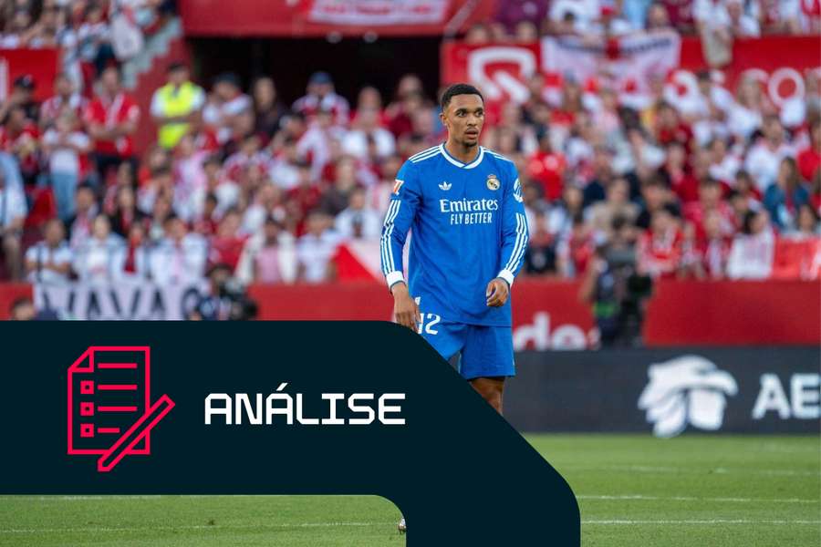 Trent Alexander-Arnold em ação pelo Real Madrid Trent Alexander-Arnold em ação pelo Real Madrid