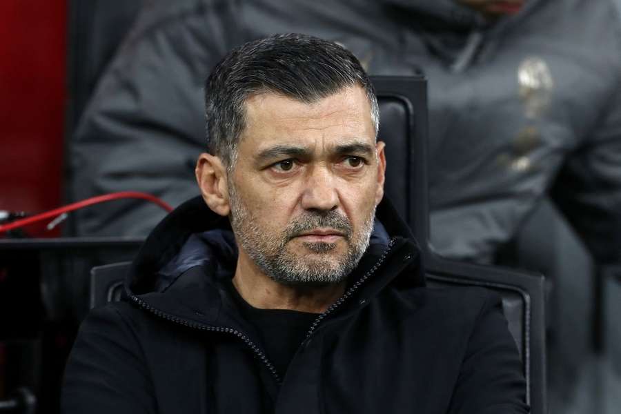 Sérgio Conceição, atual treinador do Milan, voltou ao Dragão para se despedir de Pinto da Costa