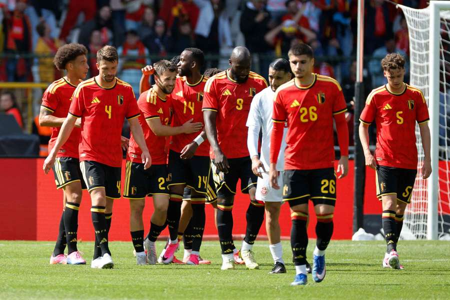 Face à une Tunisie faible, la Belgique déroule avant la Coupe du monde Face à une Tunisie faible, la Belgique déroule avant la Coupe du monde