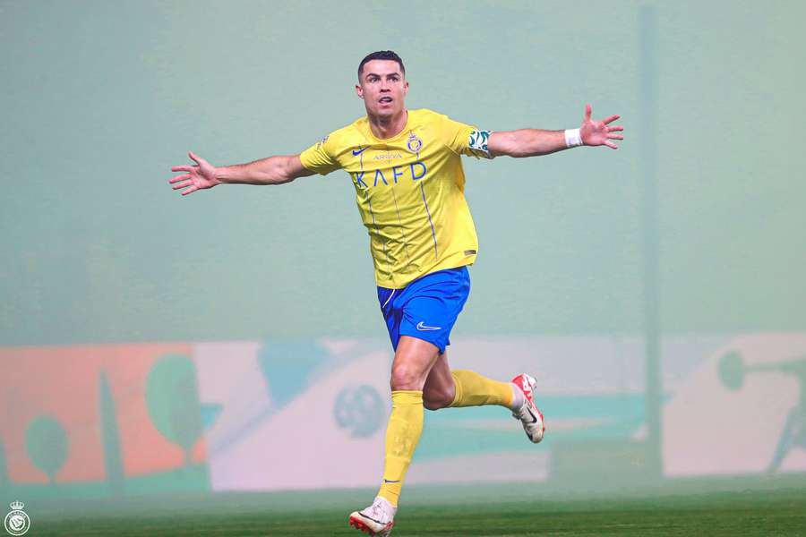 Cristiano Ronaldo alcanzó los nueve goles en la Liga Saudí