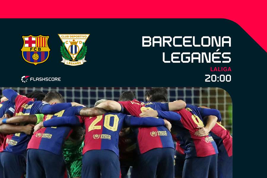 Barça recebe o Leganés em casa