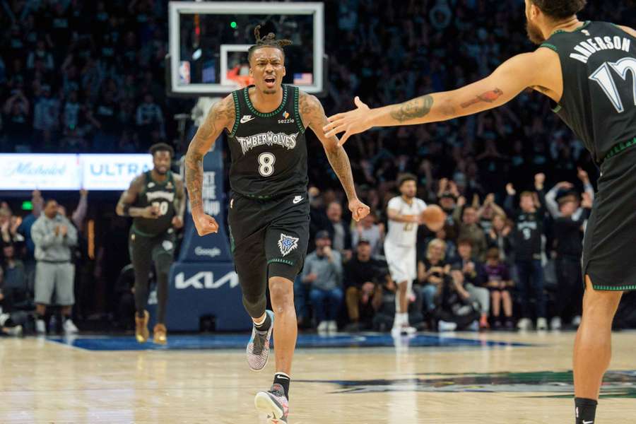 Les Timberwolves en fête.