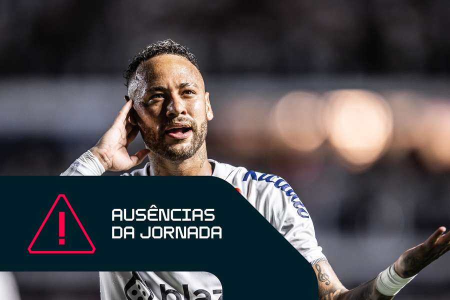 Neymar ainda não reúne condições de jogo e desfalca o Santos na estreia