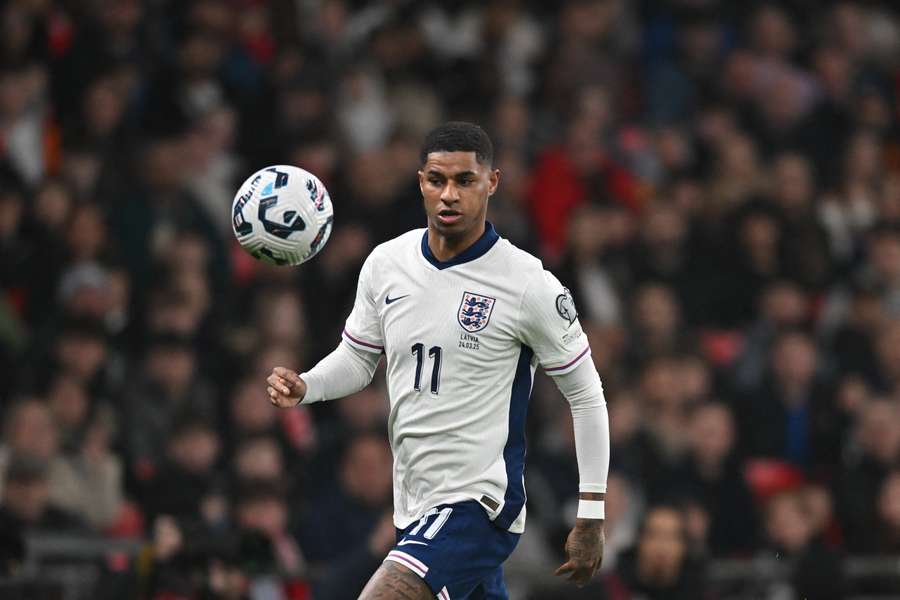 Marcus Rashford en sélection.