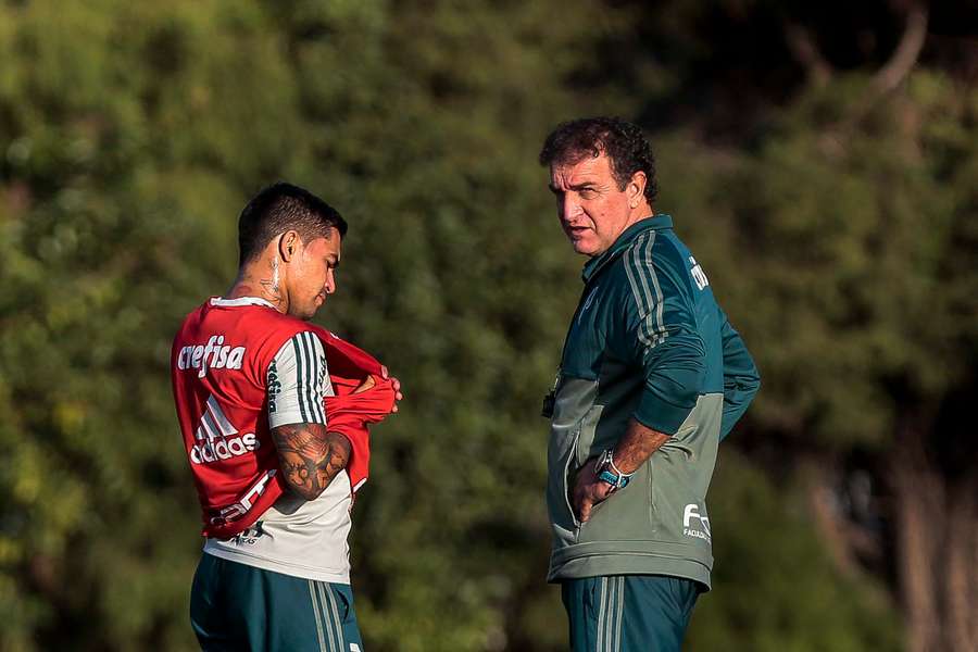 Dudu e Cuca trabalharam juntos no Palmeiras em 2016