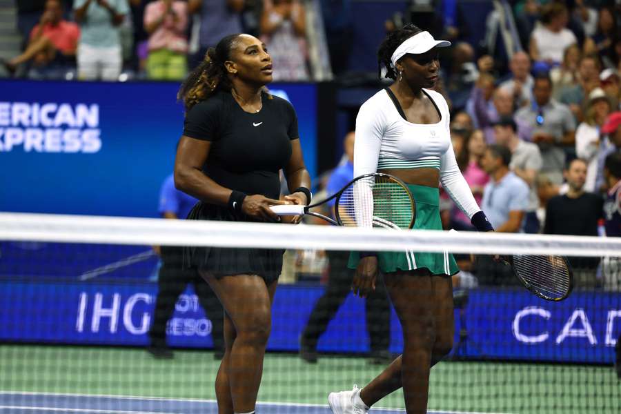 Serena and Venus Williams take to the court