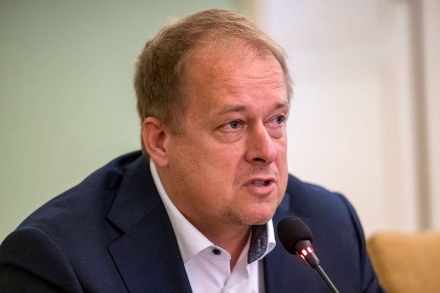 Předseda Fotbalové asociace České republiky David Trunda.