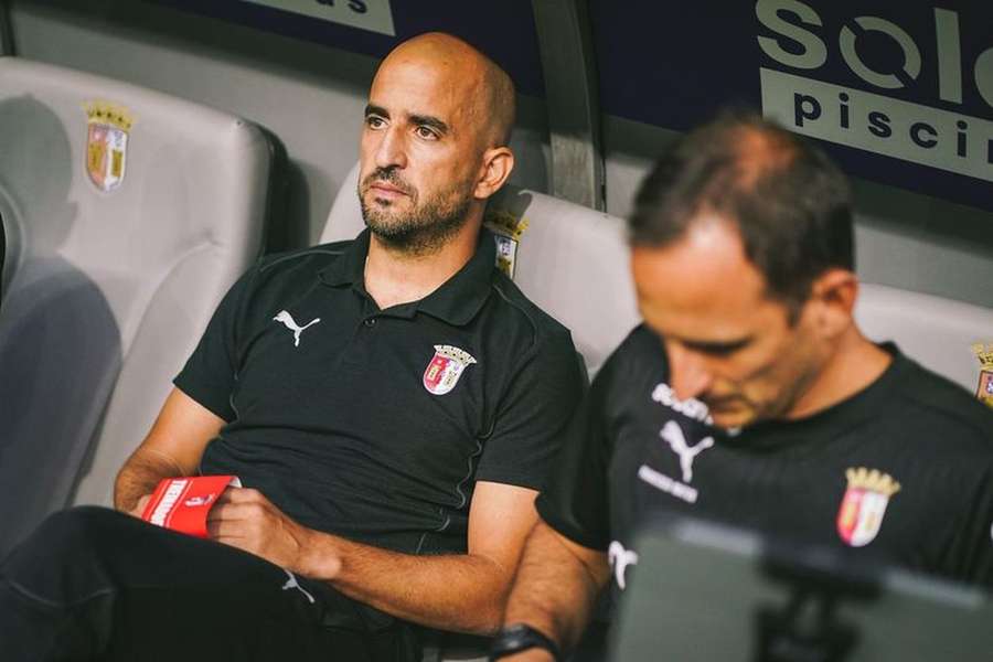 Daniel Sousa esteve no comando técnico do SC Braga durante apenas quatro jogos