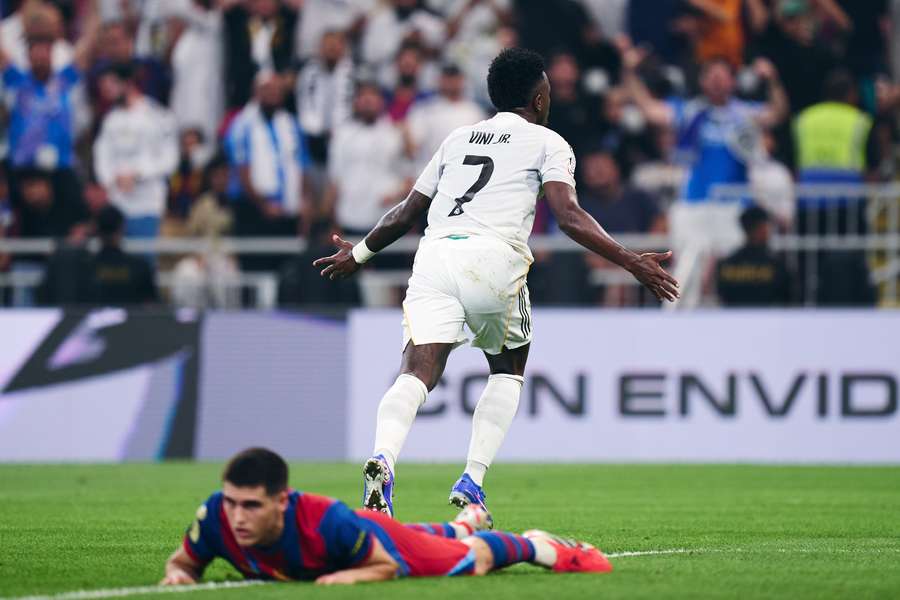 Vini Jr. voltou a marcar depois de jejum de 16 jogos Vini Jr. voltou a marcar depois de jejum de 16 jogos