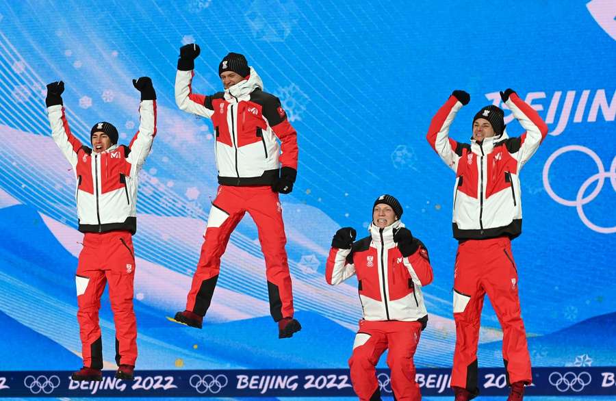 In Peking 2022 holte Daniel Huber mit den ÖSV-Adlern Olympia-Gold im Teambewerb