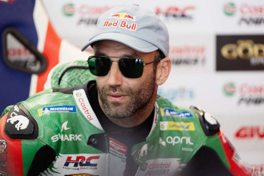 Johann Zarco em Barcelona antes do seu acidente em maio passado.