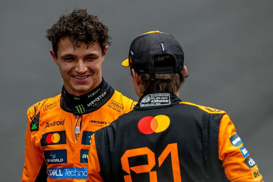 Lando Norris (l.) strotzt vor Selbstvertrauen