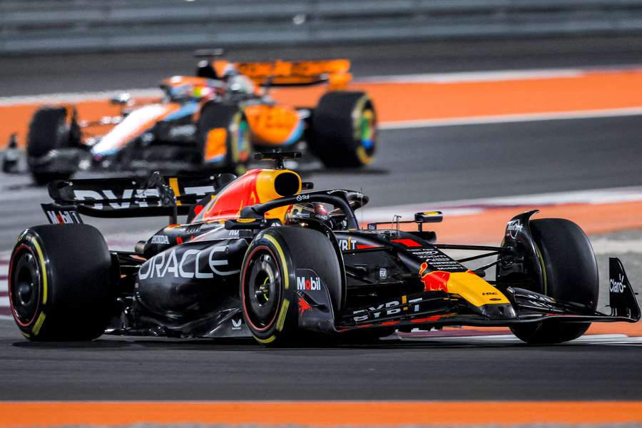 Max Verstappen drives during the Qatari Formula 1 Grand Prix