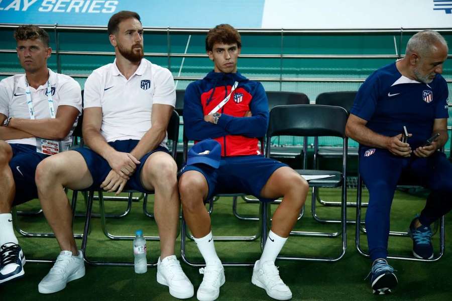 João Félix ainda não se estreou na pré-temporada com o Atlético